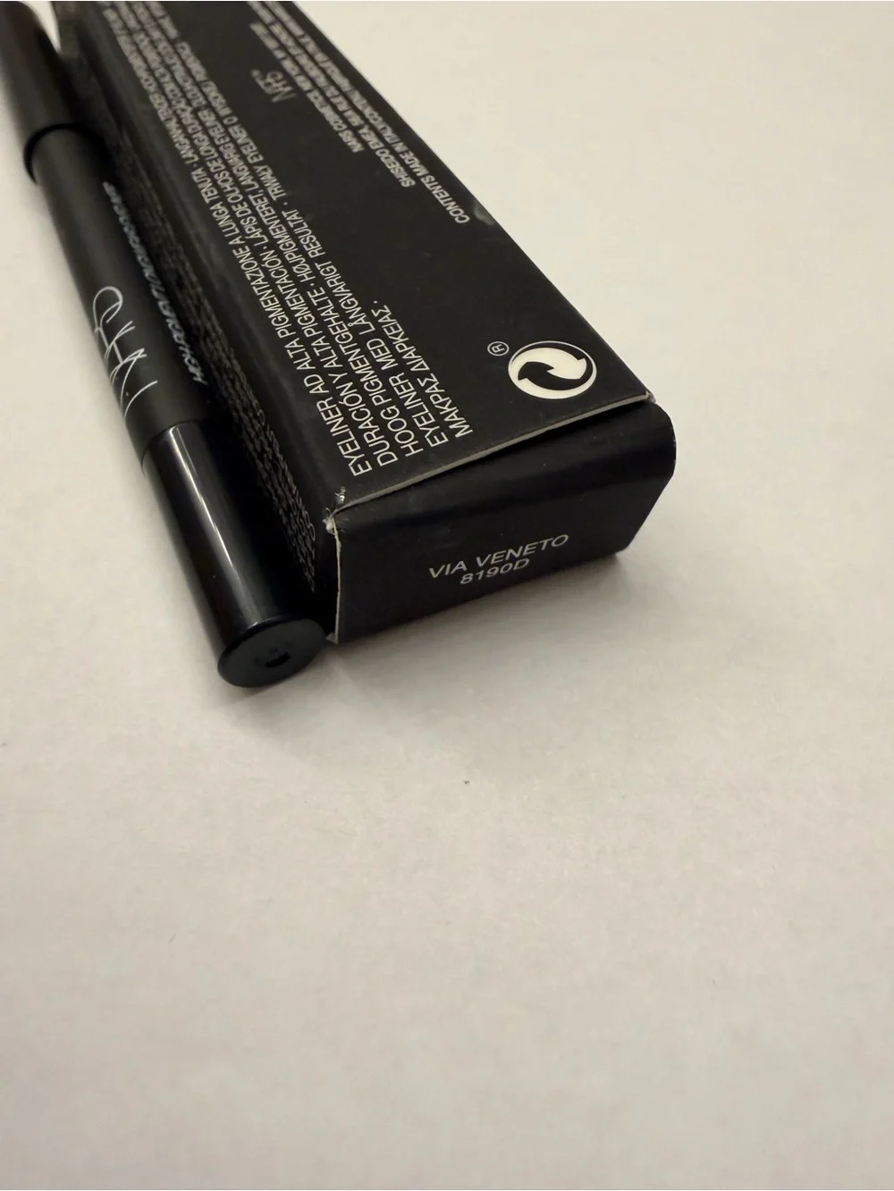 NARS High-Pigment Longwear Eyeliner - Via Veneto (Black) 0.02 oz / 0.7g NEW